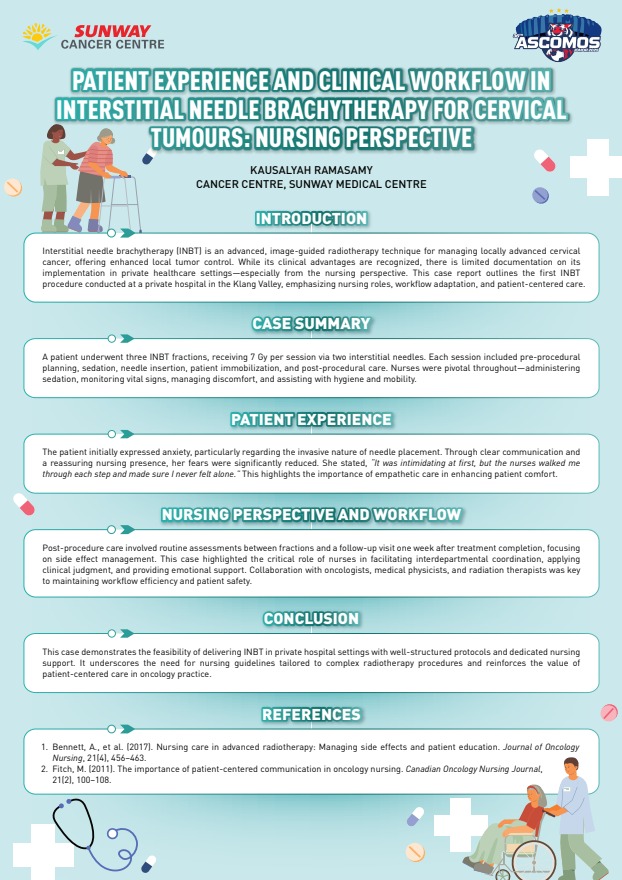 Patient Experience and Clinical Workflow in Interstitial Needle Brachytherapy for Cervical Tumours: Nursing Perspective