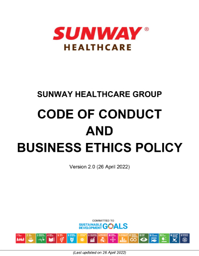 Code of Conduct and Business Ethics Policy