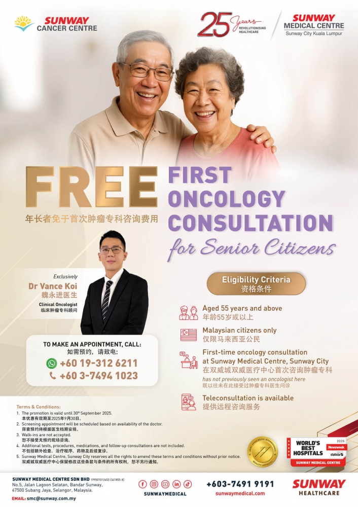 Free First Oncology Consultation for Senior Citizens