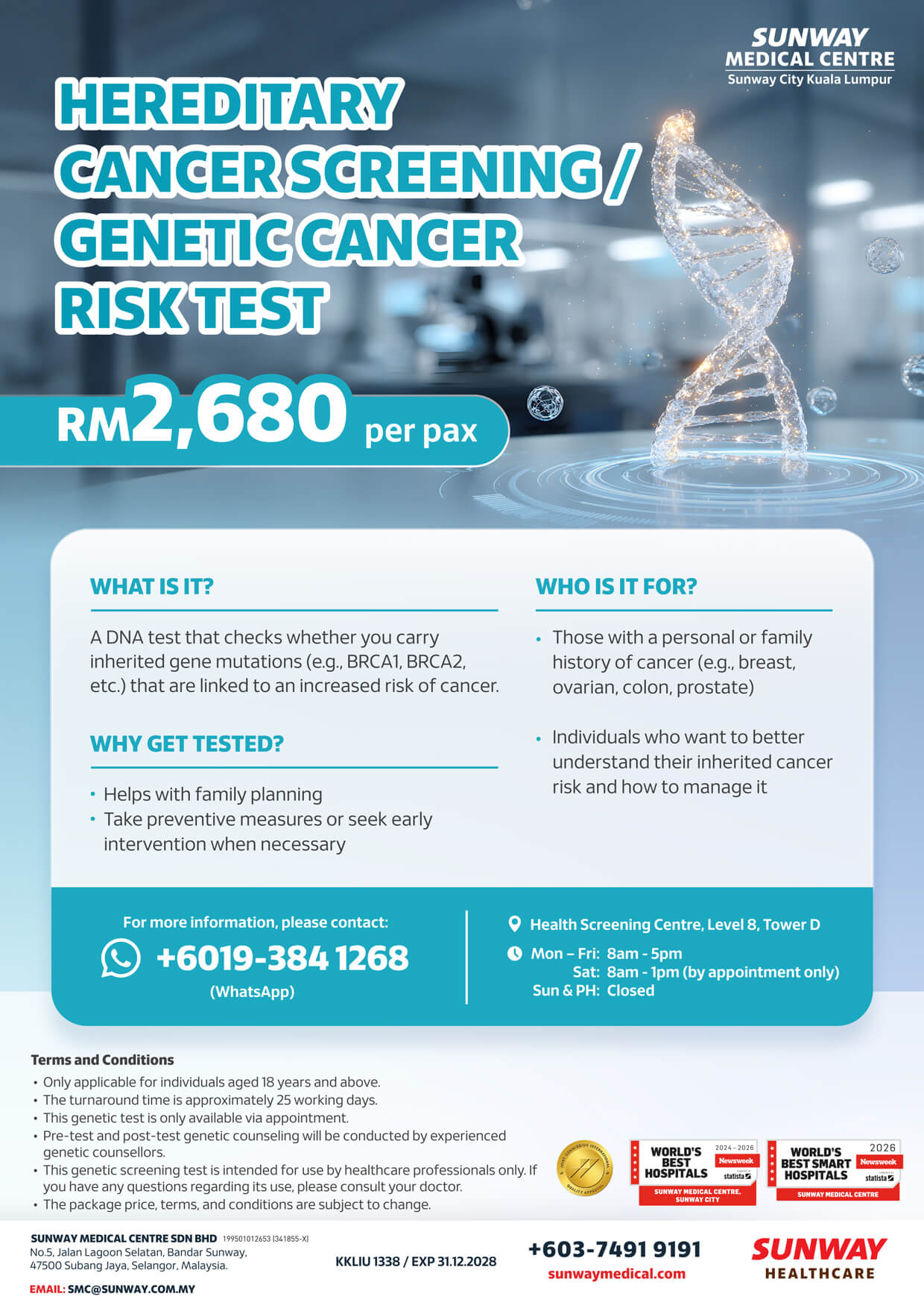 Hereditary Cancer Screening or Genetic Cancer Risk Test